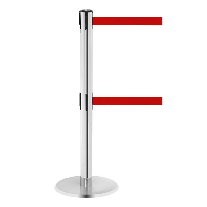 Barrier posts "GLA 95" - metal - height app. 100 cm - 2.3 m