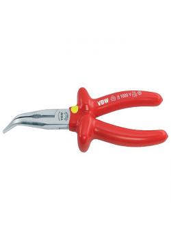 VDE round nose pliers 45° - length 200 mm - head thickness mm 9