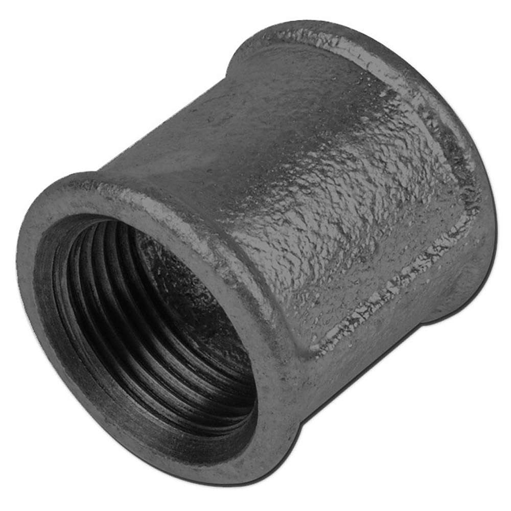 Socket - Type 270 - Malleable iron black or galvanized - 2 con. Internal thread Rp 1/8" to Rp 4" - PN 25