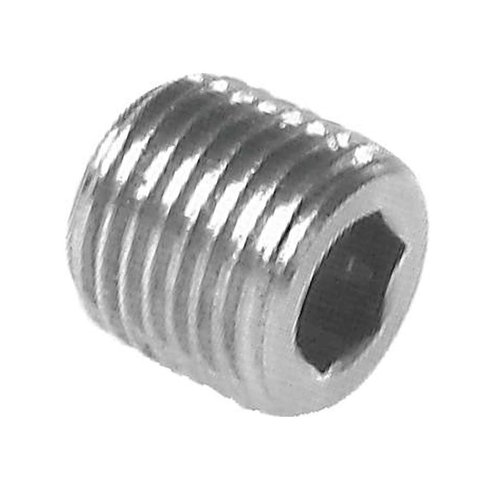 Sealing plug - stainless steel 1.4571 - with hexagon socket - without collar - imperial thread - G 1/8 "to 1/2" - PN 40