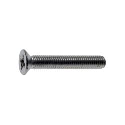 Countersunk screw with cross recess - DIN 965 / ISO 7046 - M 4x10 - Galvanized steel 4.8