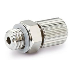 Rak skruvanslutning med kopplingsmutter MS-5H - rostfritt stål - slang innerdiameter 2,5 eller 4,0 mm - upp till 1,5 MPa - pris per styck