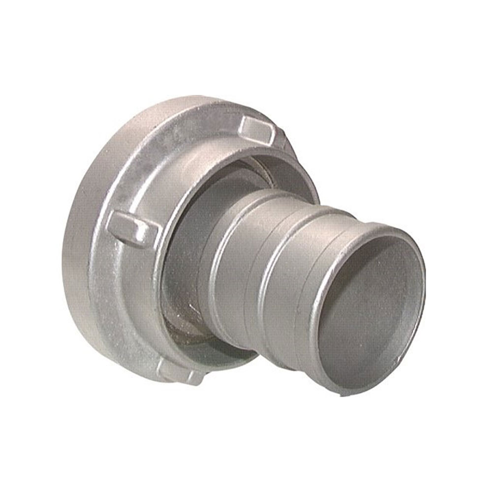 Storz suction coupling with rotatable hose connector - 25-D - PN 16 bar - hose DN 13 to 25 mm - aluminium, brass, stainless steel