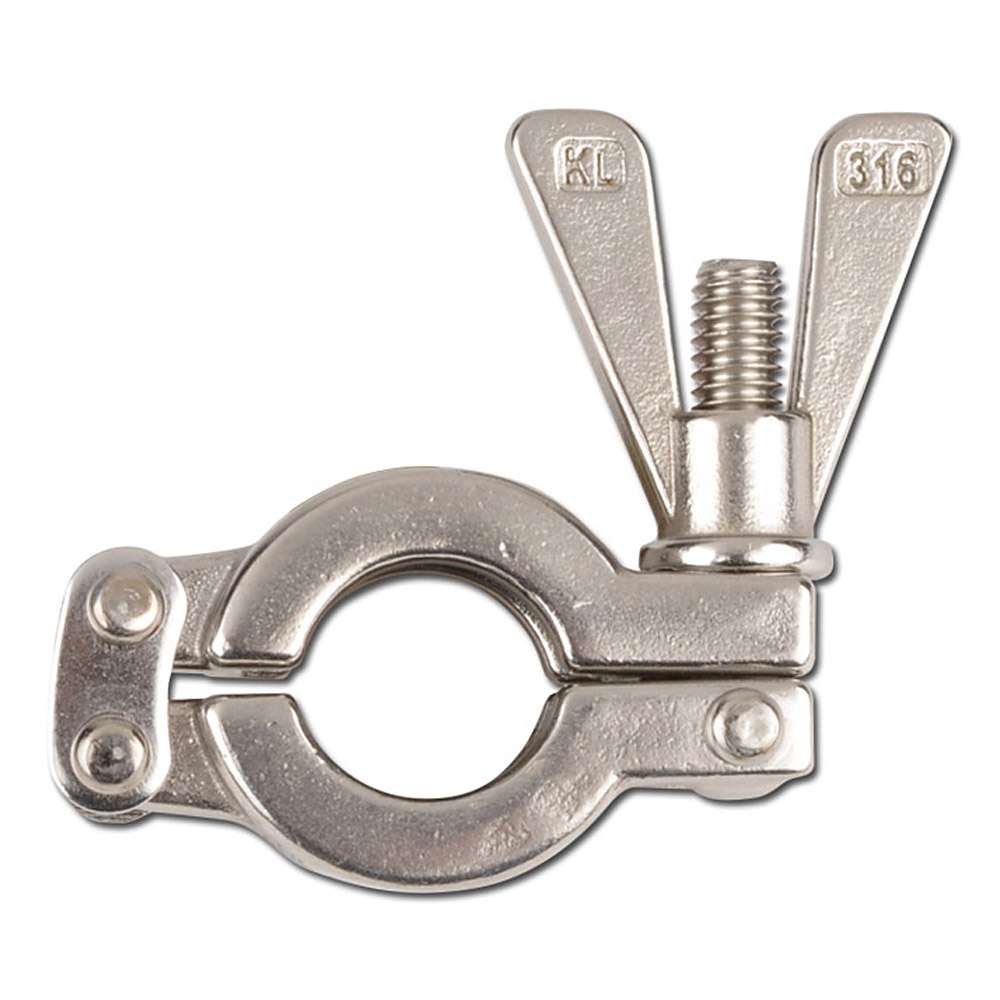 Triclamp - hinged clamp - stainless steel