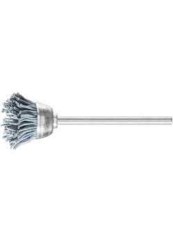 Pot brush - PFERD - brush Ø 18 mm - with plastic cover (silicon carbide)