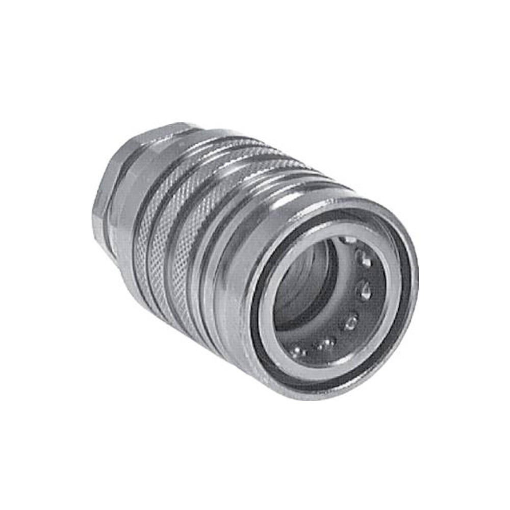 Hydraulisk Plug-Kuppl. - Rørtilslutning DIN 2353 - galvaniseret stål