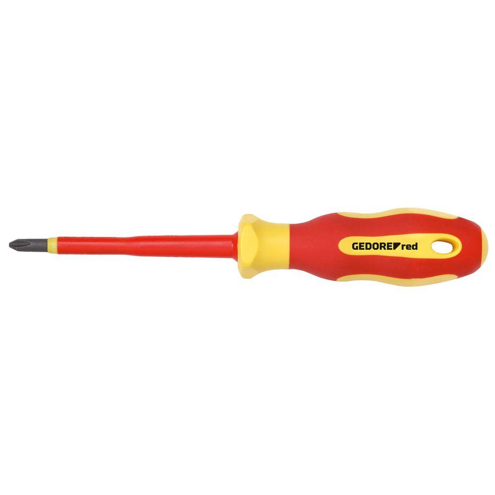 Gedore red VDE screwdriver - Phillips PH drive - various lengths - Price per item Lengths - price per piece