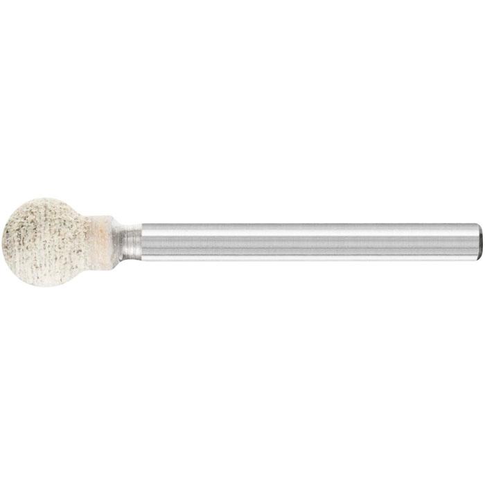 Abrasive pencil - PFERD Poliflex® - shaft Ø 3 mm - spherical shape - for steel, stainless steel, titanium - pack of 10 - price per pack