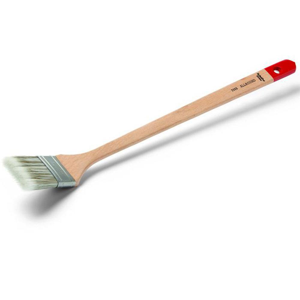 AquaSol Heizkörperpinsel 35 Mm – Feine PBT-Polyesterfasern Für Alle Lacke, Streifenfrei