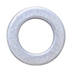 Rondella senza smusso - media - acciaio zincato - diametro esterno 30 mm - spessore 3 mm