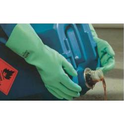 Glove "Ultranitril 492" - green - Cat. 3, EN 374 (AJKL) - MAPA® - Size 7 - Price per pair