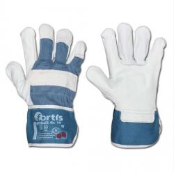 Glove "STEELER" - cowhide full leather - cat. 2 - size 11 - FORTIS - price per pair