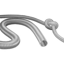 Rea - Sug- och blåsslang - PROTAPE® - PUR-INOX 330 FOODAS - mycket flexibel - - Inner-Ø: 40 mm - Ytter-Ø: 47 mm - Max. övertryck: 1,02 bar - Min. undertryck: 0,33 bar - Böjningsradie: 27 mm - 15 m förpackning