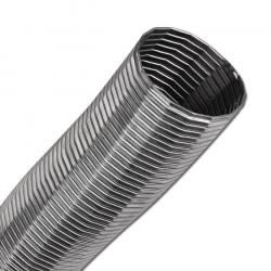 Ale - Ruostumattomasta teräksestä valmistettu pakokaasuletku - erittäin lämmönkestävä - sisähalkaisija 25 mm - ulkohalkaisija 29 mm - 2 m pakkaus