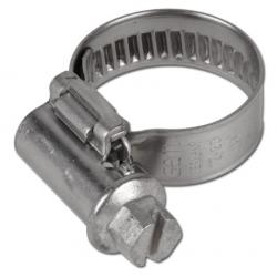 Schneckengewindeschelle - Chrom-Nickel-Stahl W4 - Spannbereich-Ø 180 bis 200 mm - Breite 9 mm