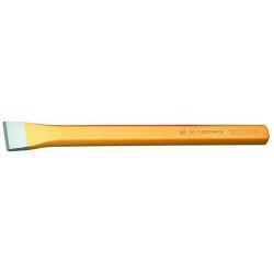 Mason's chisel - flat oval, shape A (according to DIN 7254) - length 200 mm - cutting edge width 26 mm - shank 20 x 12 mm - weight 0.32 kg