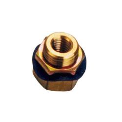 Unión roscada, unión roscada pasamuros (reducción) - Rosca M5 / 1/8 pulgada - Latón - Tipo M-5ER