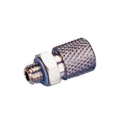 Screw connection with grommet - brass - for hose outer diameter 6 mm - thread M 5