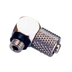 Unión roscada con manguito - latón - para manguera diámetro exterior 4 mm - rosca M 5