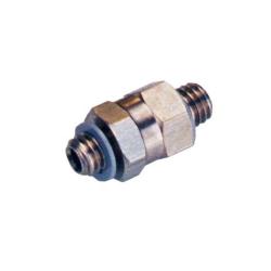 Nipple doppio - filettatura M5 / M5 - ottone - tipo M-5UN - orientabile a 360°