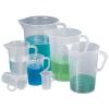 Measuring cup with handle - PP - transparent scale - different versions
