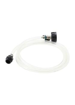 DSG transmission oil filling hose for VAG - plastic connection adapter - length 1.5 meter