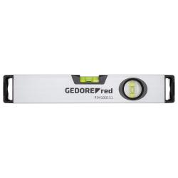 Gedore red spirit level - with vertical and horizontal vial - length 300 mm - price per piece