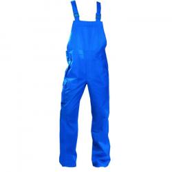Arbeitslatzhose - 65% Polyester, 35% Baumwolle, ca. 280 g/m² - Größe 60 - Farbe kornblau