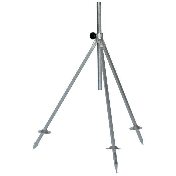 Stativ - treben - med spetsiga ben - 700 till 1070 mm