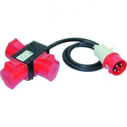 Compact manifold - input 16 A / 400 V - 400V 3x CEE doses