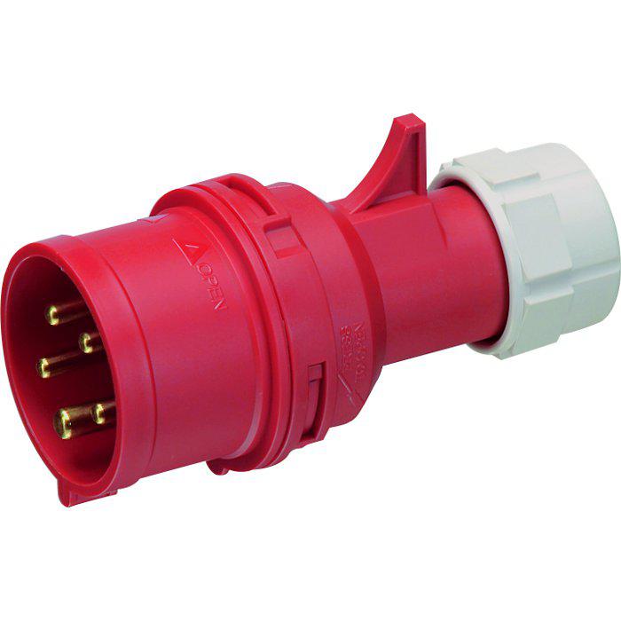 CEE plug waterproof - 5-pin - 400 V - 6 h