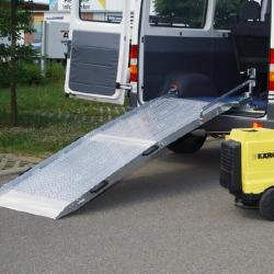 Lastramp - typ RRD - svängbar - till 450 kg - till 2,80 m längd