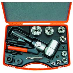 Hydraulic hand punch set - PG 9 to PG 42 - Tristar Plus