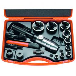 Hydraulic hand punch set - ALFRA - PG 9 to PG 48 - Tristar Set