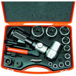 Combi hand hydraulic punch set - PG 7 to PG 48