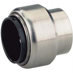 Blindkappe "STV-BK V4A" - 15 bis 28 mm - V4A - EPDM