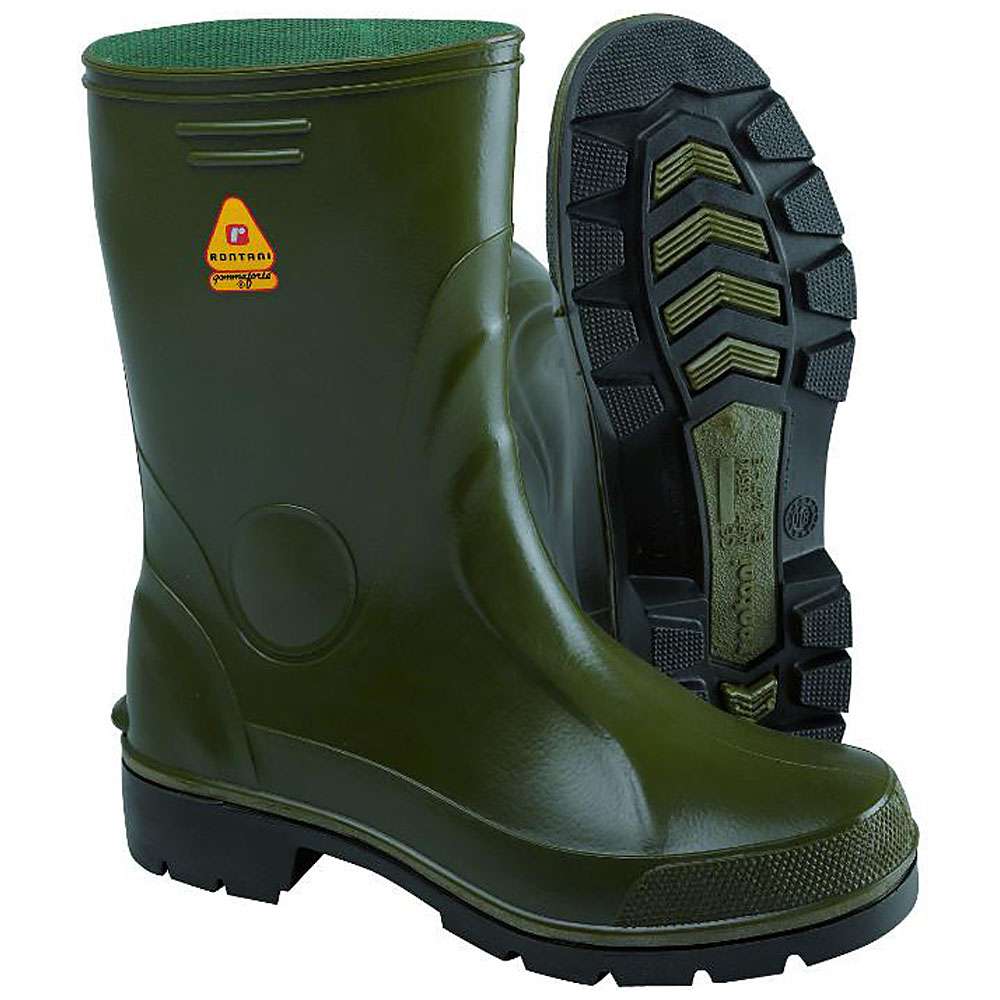 Work boots "Nora Farm" - black/olive - nitrile rubber