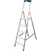 Stufen-Stehleiter "Safety" - Krause - 0,85 m bis 1,70 m Standhöhe