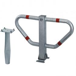 Parking Ironing - Stoppy II - reversible - galvanized steel - for setting in concrete or screwing