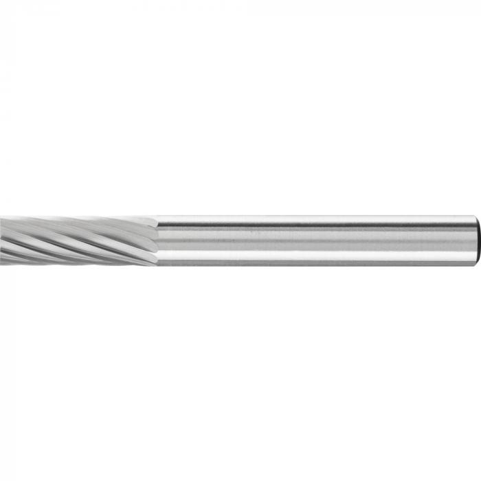 Frez węglikowy PFERD - kształt cylindryczny ZYA bez ząbkowania czołowego - Z3 PLUS i Z3 - frez Ø 4 i 6 mm - Ø chwytu 6 mm