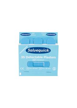 Salvequick® Pflaster-Strips-Mix - REF 51030127 - detectable - VPE 6 Stück à 35 Pflaster