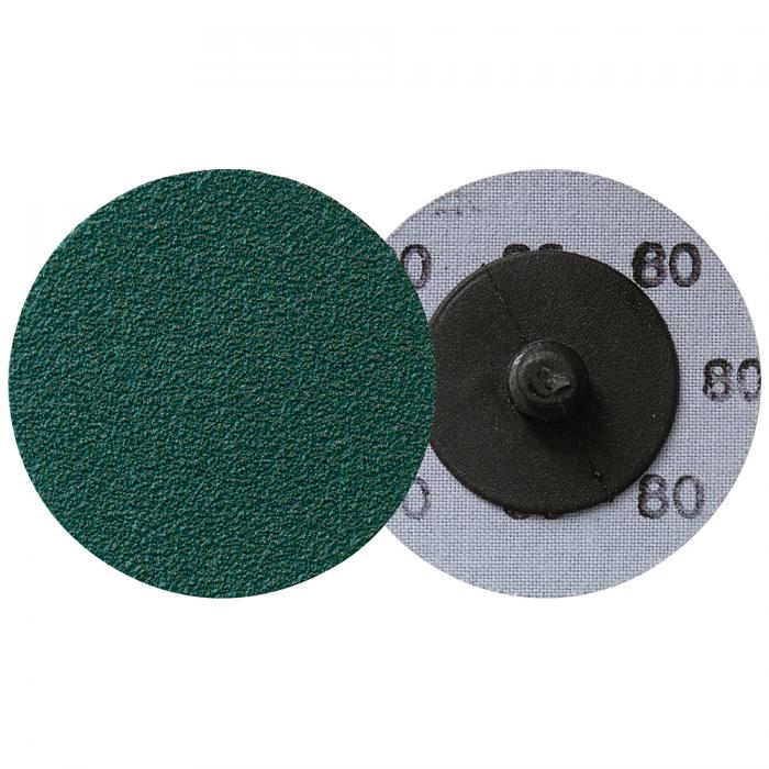 Disco a cambio rapido QRC 910 - Disco Ø 50 mm - Grana 40 a Grana 80 - Corindone ceramico - Conf. 100 pezzi - Prezzo per Conf.