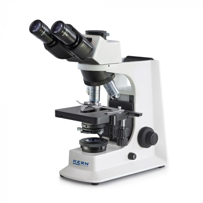 Microscope - OBL - Tubus bi- or trinocular - with infinity optics and phase contrast equipment