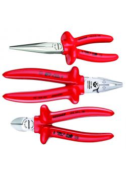 VDE pliers set - 3 pieces - with immersion insulation