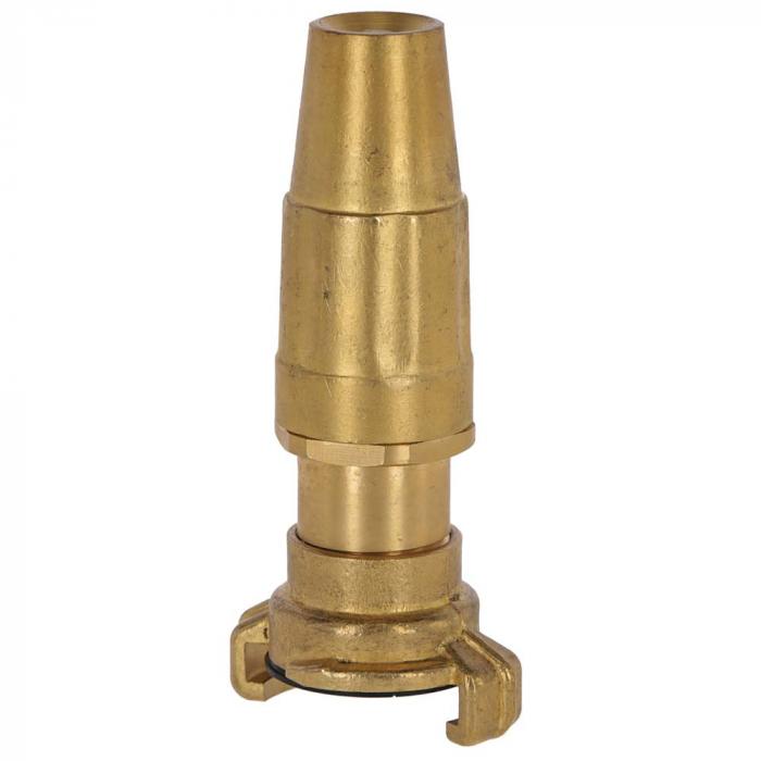 Spray nozzle brass - with quick coupling - connection 1/2" to 1"