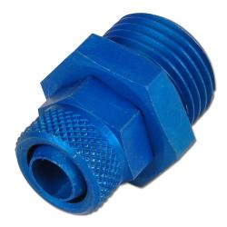 CK-Quick Couplers - Straight With Cylindrical Threads - Aluminium