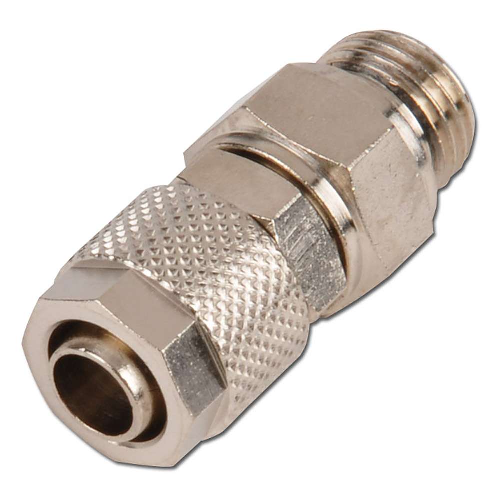 CK-Quick Couplers - Straoght 360º Pivotable - Nickel Plated Brass