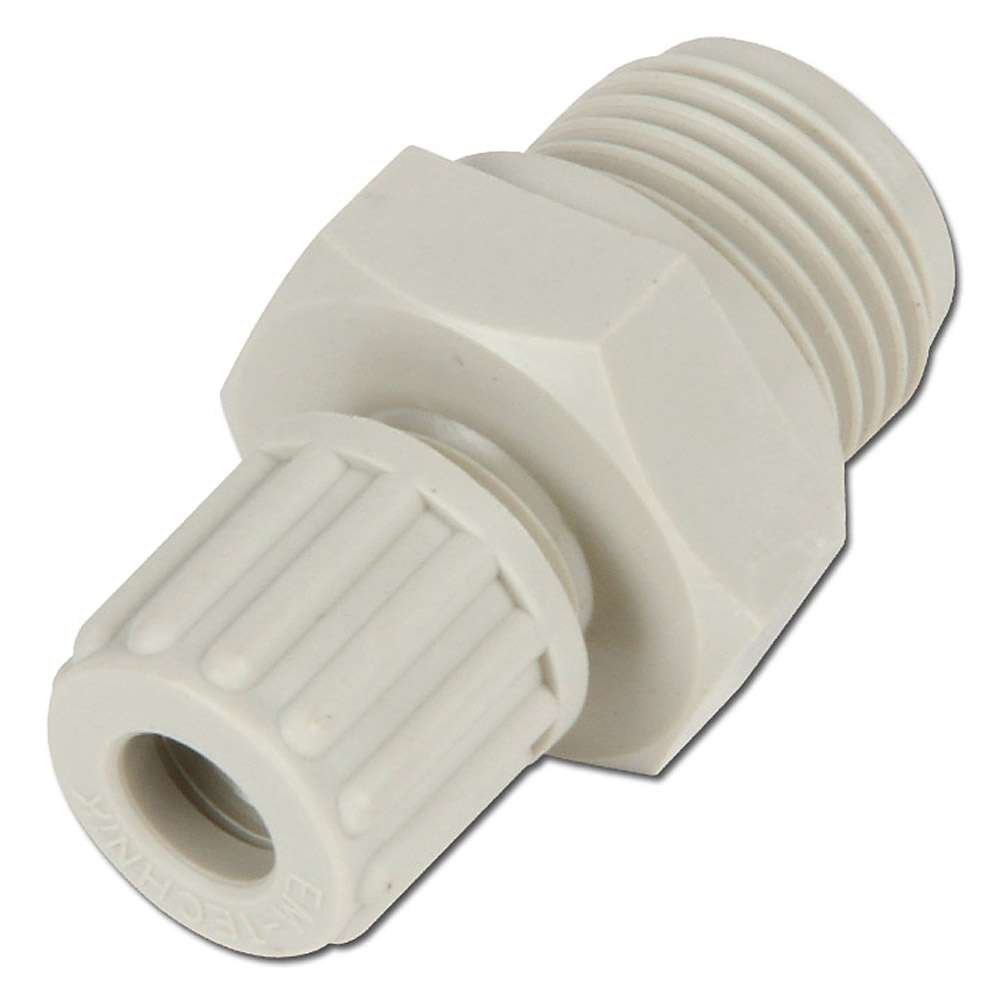 Straight conduit fitting - PP - up to 10 bar
