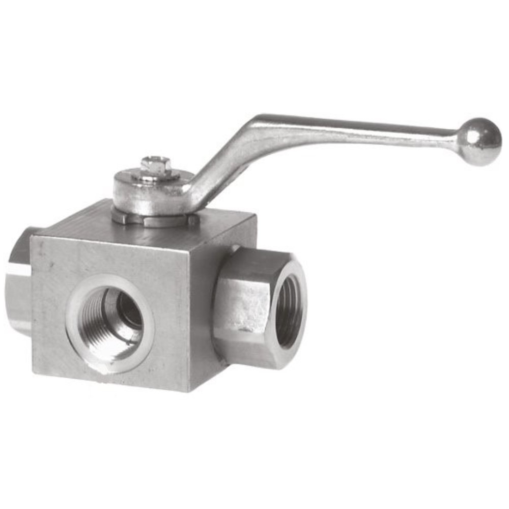 Ball valve - 3-way T-version - up to PN 400