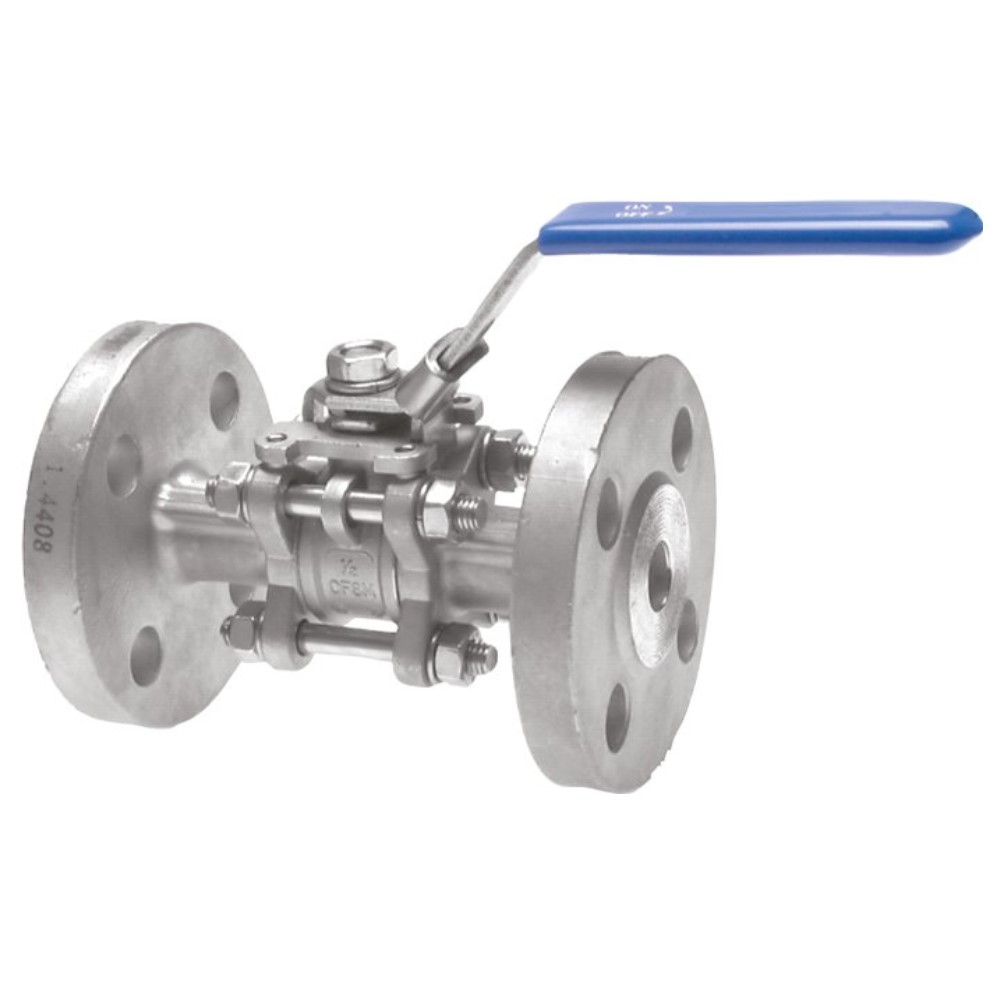 Flanged Ball Valves - Stainless Steel - 3-Piece With Full Passage - PN 40